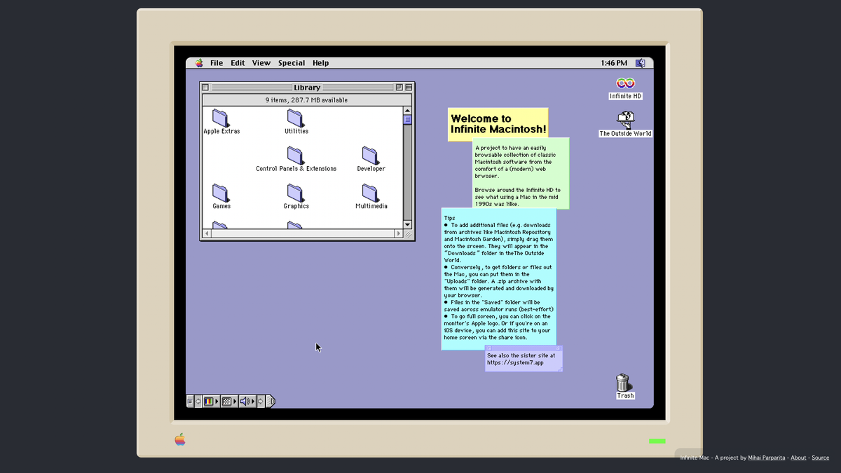 You are currently viewing Ξαναζήστε τη δεκαετία του ’90 με αυτούς τους εξομοιωτές Mac που βασίζονται στο Web