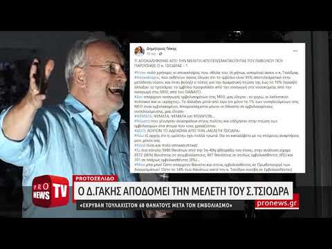 You are currently viewing Δ.Γάκης: «Ο Σ.Τσιόδρας αποκάλυψε ότι έκρυβαν τουλάχιστον 60 θανάτους άμεσα μετά τον εμβολιασμό!»